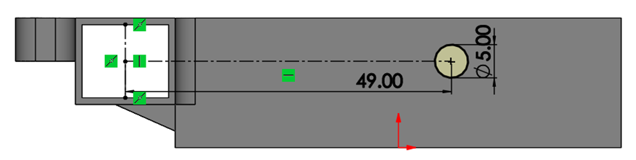 Fig. 11. Cut for wheel support